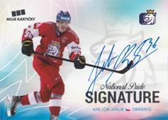 Krejčík Jakub 2019 MK Reprezentace National Pride Signature #NPS-KJ1