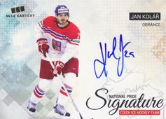 Kolář Jan 2018 MK Reprezentace National Pride Signature Gold #NPS-JK2