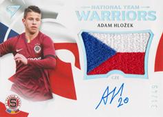 Hložek Adam 20-21 Fortuna Liga National Team Warriors Auto Flag #S-WR10