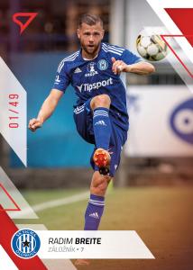 Breite Radim 22-23 Fortuna Liga Red #96 Breite Radim 22-23 Fortuna Liga Red #96