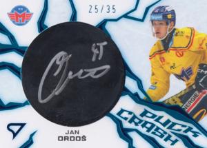 Ordoš Jan 24-25 Tipsport Extraliga Puck Crash Auto #PC-JO