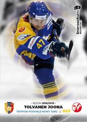 Tolvanen Joona 18-19 Sportowekarty PHL #PH15