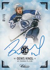 Kindl Denis 18-19 OFS Classic 90 let Plzeňského hokeje Signature #PNI09