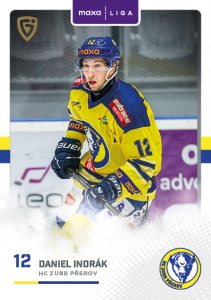 Indrák Daniel 25-26 GOAL Cards Maxa liga #PRE-12 Indrák Daniel 25-26 GOAL Cards Maxa liga #PRE-12