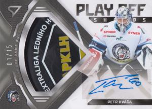 Kváča Petr 2025 Tipsport ELH Play Off Play Off Shards Auto Puck #PS-PK