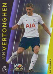 Vertonghen Jan 17-18 Topps Premier League Platinum Purple #82