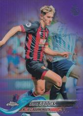 Brooks David 18-19 Topps Premier League Chrome Purple Refractors #87