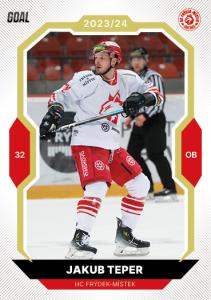 Teper Jakub 23-24 GOAL Cards Chance liga Gold #315