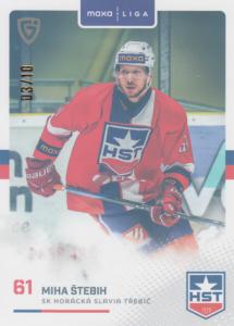 Štebih Miha 25-26 GOAL Cards Maxa liga Rainbow #TRE-05