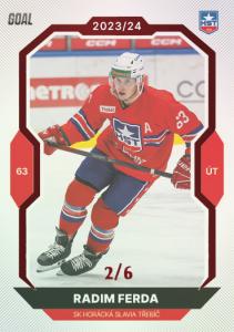 Ferda Radim 23-24 GOAL Cards Chance liga Red #41