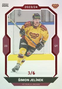 Jelínek Šimon 23-24 GOAL Cards Chance liga Red #97