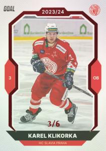 Klikorka Karel 23-24 GOAL Cards Chance liga Red #129