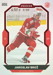 Brož Jaroslav 23-24 GOAL Cards Chance liga Red #134