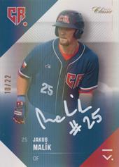 Malík Jakub 2020 OFS Classic Czech Baseball Authentic Signature #JA-M