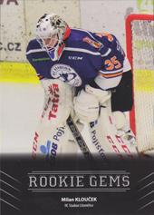 Klouček Milan 17-18 Premium Cards Rookie Gems #20