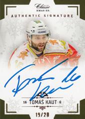 Kaut Tomáš 18-19 OFS Rytíři Kladno XMAS Edition Authentic Signature #RKAS4