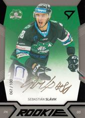 Slávik Sebastián 18-19 Tipsport Liga Rookie Black Auto #R05