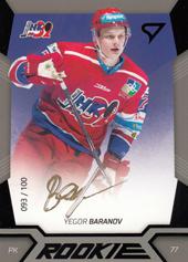 Baranov Yegor 18-19 Tipsport Liga Rookie Black Auto #R06