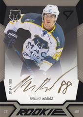 Kreisz Brúnó 18-19 Tipsport Liga Rookie Black Auto #R09