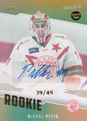 Pittr Michal 22-23 GOAL Cards Chance liga Rookie Autograph #RO-9