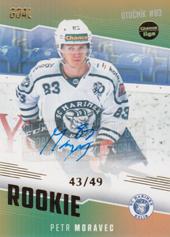 Moravec Petr 22-23 GOAL Cards Chance liga Rookie Autograph #RO-12