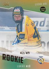 Heš Lukáš 22-23 GOAL Cards Chance liga Rookie Autograph #RO-18