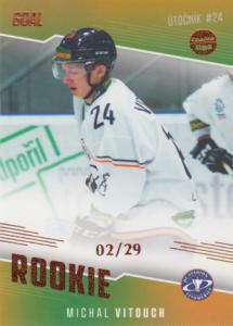 Vitouch Michal 22-23 GOAL Cards Chance liga Rookie Parallel #RO-7