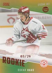 Haas Oskar 22-23 GOAL Cards Chance liga Rookie Parallel #RO-15