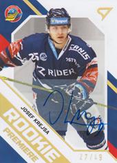 Krejsa Josef 21-22 Tipsport Extraliga Rookie Premiere Auto #RP-5