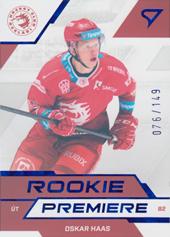 Haas Oskar 22-23 Tipsport Extraliga Rookie Premiere Limited #RP-10