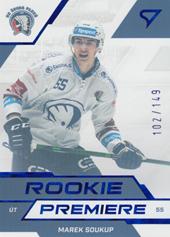 Soukup Marek 22-23 Tipsport Extraliga Rookie Premiere Limited #RP-23