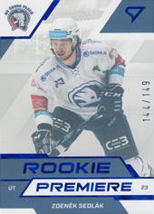 Sedlák Zdeněk 22-23 Tipsport Extraliga Rookie Premiere Limited #RP-07