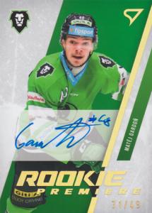 Gardoň Matěj 23-24 Tipsport Extraliga Rookie Premiere Auto #RPS-MG