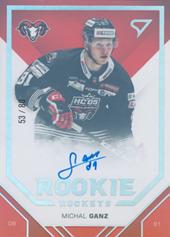 Ganz Michal 20-21 Tipos Extraliga Rookie Rockets Auto #U-R03