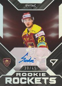 Svitač Daniel Jan 23-24 Tipos Extraliga Rookie Rockets Auto #RRS-DS