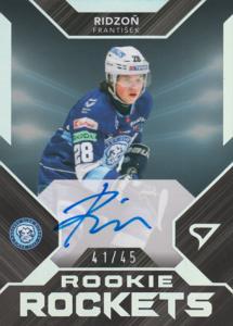 Ridzoň František 23-24 Tipos Extraliga Rookie Rockets Auto #RRS-FR