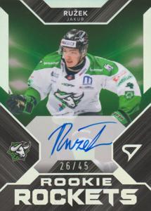 Ružek Jakub 23-24 Tipos Extraliga Rookie Rockets Auto #RRS-JR