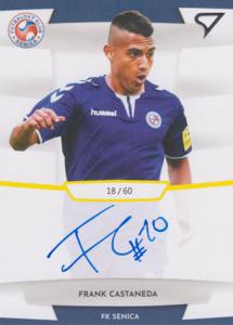 Castañeda Frank 19-20 Futbalové Slovensko Slovnaft Cup Autograph #SA24 Castañeda Frank 19-20 Futbalové Slovensko Slovnaft Cup Autograph #SA24