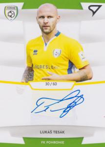 Tesák Lukáš 19-20 Futbalové Slovensko Slovnaft Cup Autograph #SA34 Tesák Lukáš 19-20 Futbalové Slovensko Slovnaft Cup Autograph #SA34