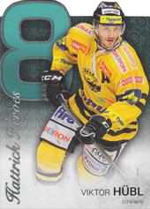 Hübl Viktor 17-18 OFS Classic Statistics Die Cut Hattrick Heroes #HH-3