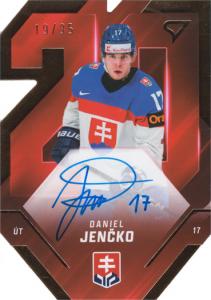 Jenčko Daniel 2025 Hokejové Slovensko Team 20 Auto #SDS-DJ Jenčko Daniel 2025 Hokejové Slovensko Team 20 Auto #SDS-DJ
