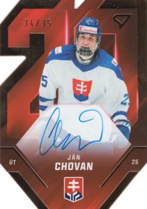 Chovan Ján 2025 Hokejové Slovensko Team 20 Auto #SDS-JC Chovan Ján 2025 Hokejové Slovensko Team 20 Auto #SDS-JC