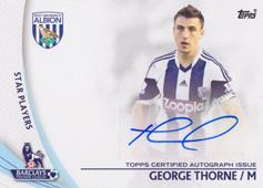 Thorne George 13-14 Topps Premier Gold Star Players Autographs #SP-GT