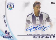 Sinclair Scott 13-14 Topps Premier Gold Star Players Autographs #SP-SS