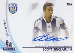 Sinclair Scott 13-14 Topps Premier Gold Star Players Autographs #SP-SS