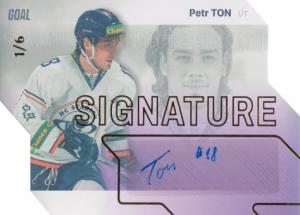 Ton Petr 23-24 GOAL Cards Chance liga Signature Gold #S-21