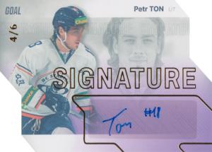 Ton Petr 23-24 GOAL Cards Chance liga Signature Gold #S-21