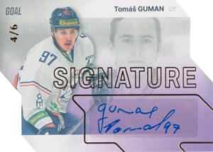 Guman Tomáš 23-24 GOAL Cards Chance liga Signature Gold #S-22