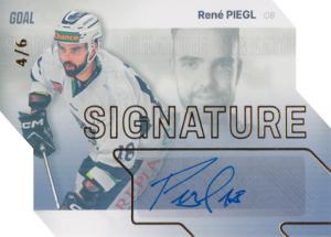 Piegl René 23-24 GOAL Cards Chance liga Signature Gold #S-37