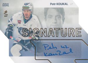 Koukal Petr 23-24 GOAL Cards Chance liga Signature Gold #S-38